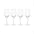 Set of 4 White Wine Glasses