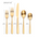 Aabbye flatware 20 pc flatware set- available 3 finishes