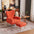 Modern Accent Chair with Ottoman, Comfy Armchair