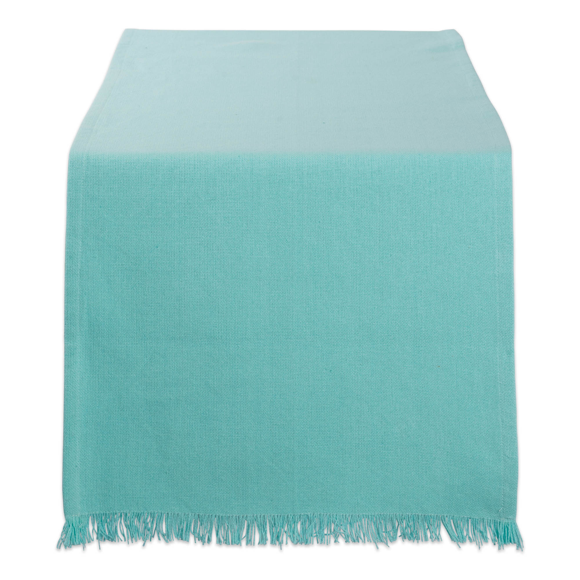 DII Heavyweight Solid Fringe Table Runner