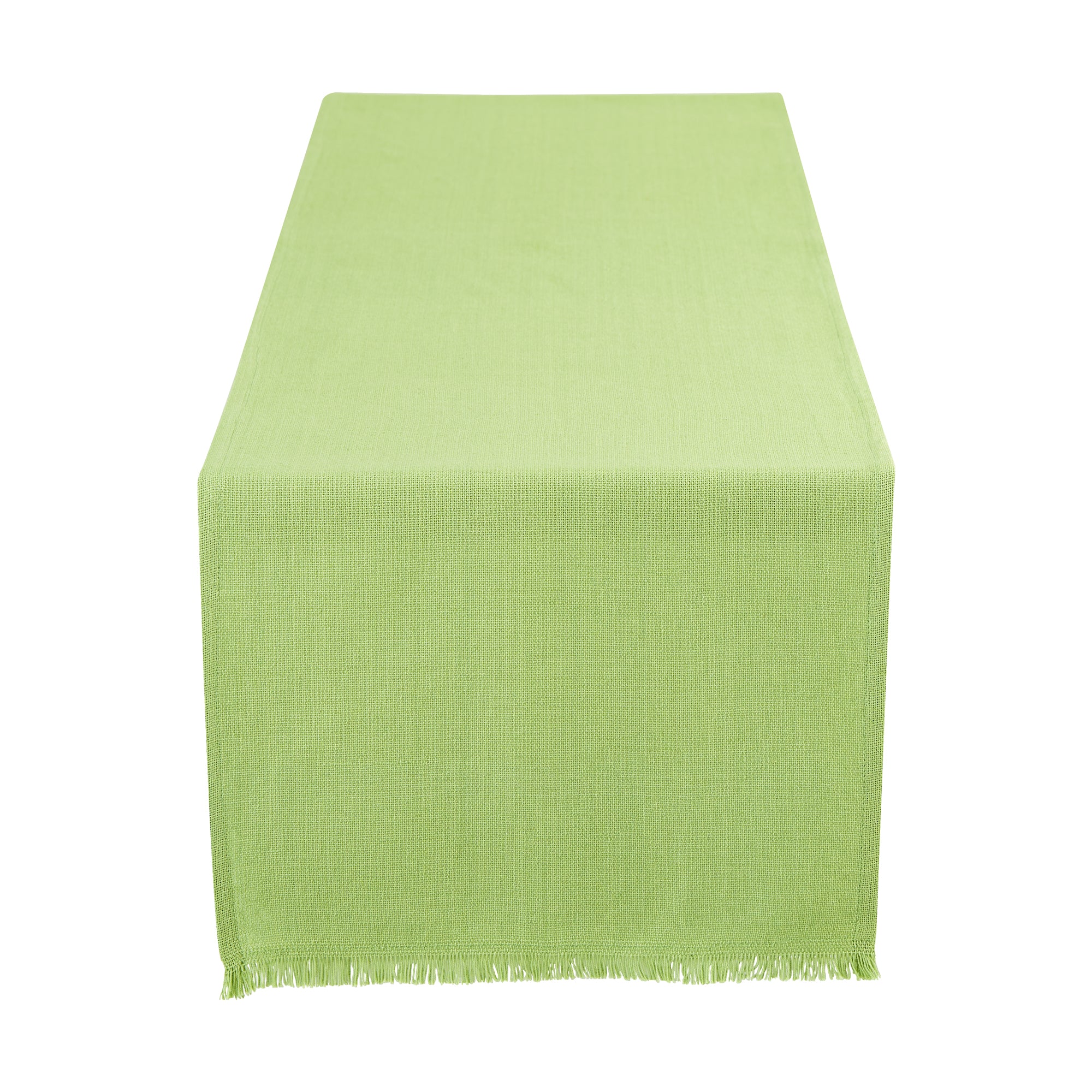 DII Heavyweight Solid Fringe Table Runner