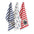 DII Nautical Themed Embellished Dishtowel Set 3 Piece