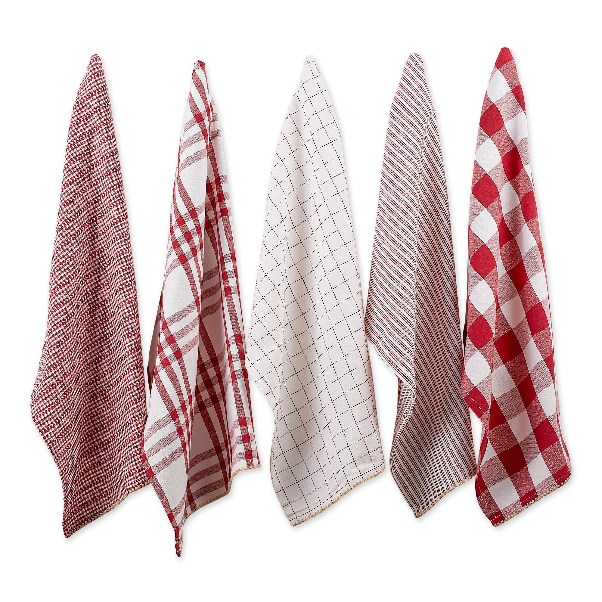 DII Farmhouse Basic Dishtowel Set 5 Piece