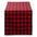 Dii buffalo check table runner