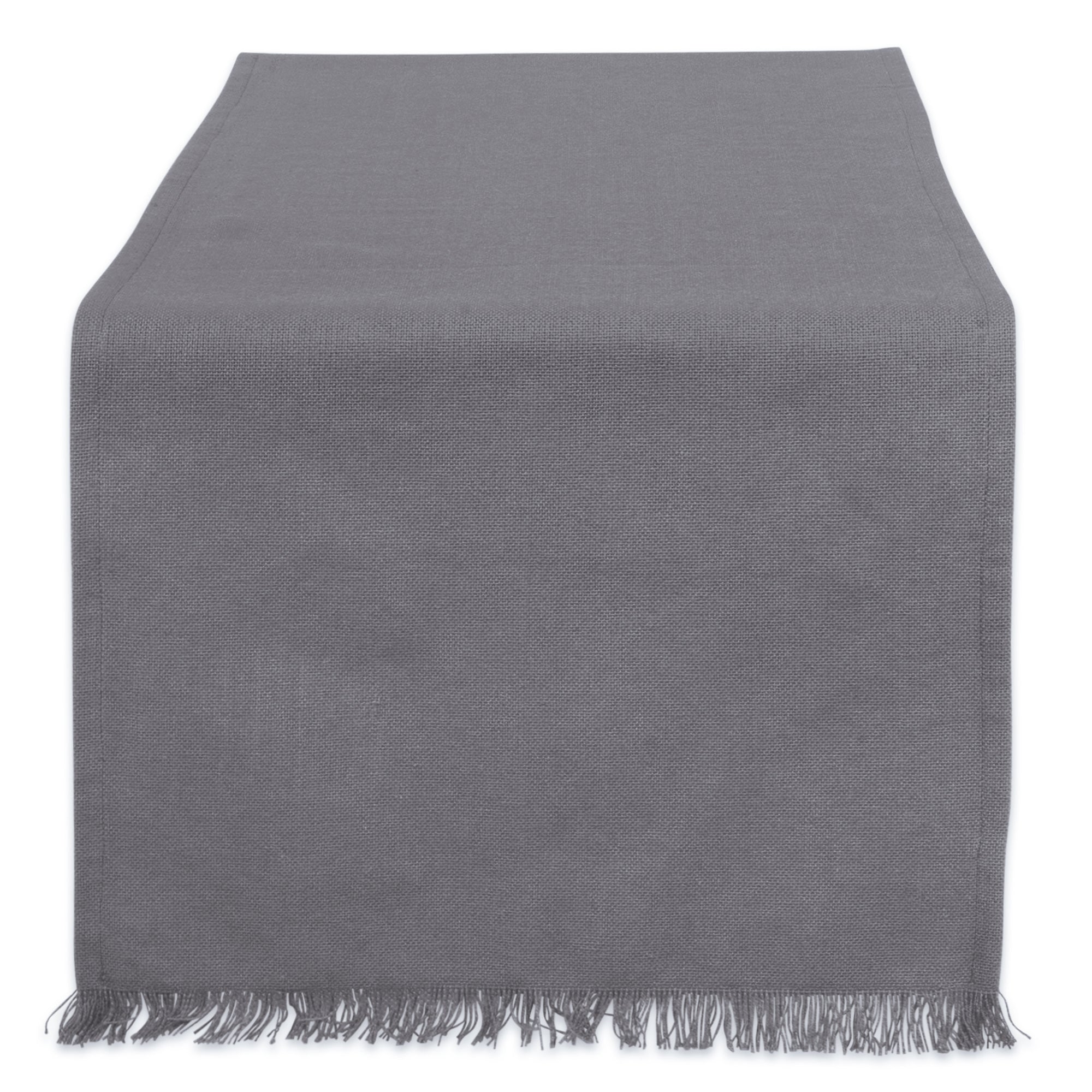 DII Heavyweight Solid Fringe Table Runner