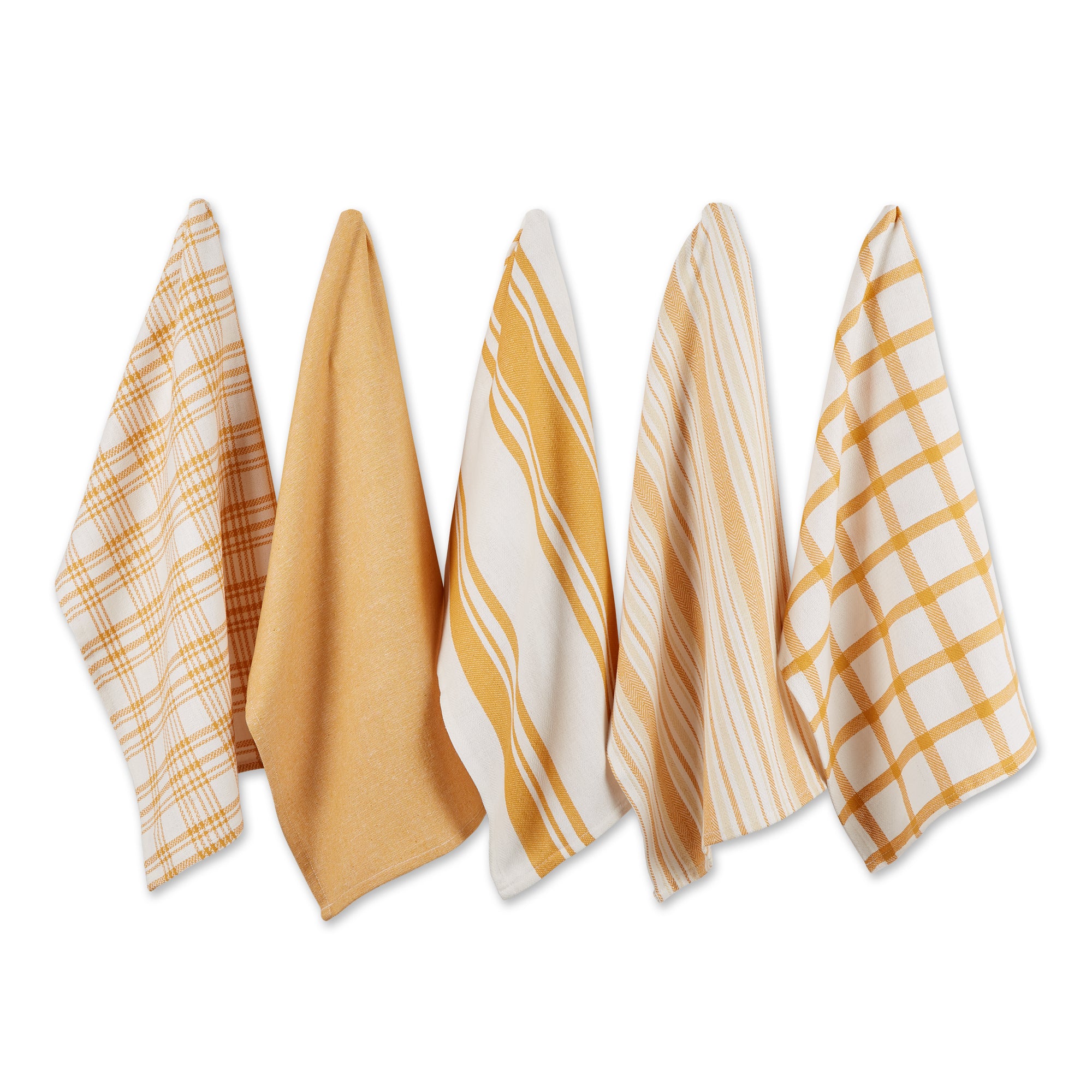 DII Everyday Basic Woven Dishtowel Set 5 Piece