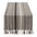 Dii braided stripe jacquard fringe table runner