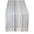 Dii braided stripe jacquard fringe table runner