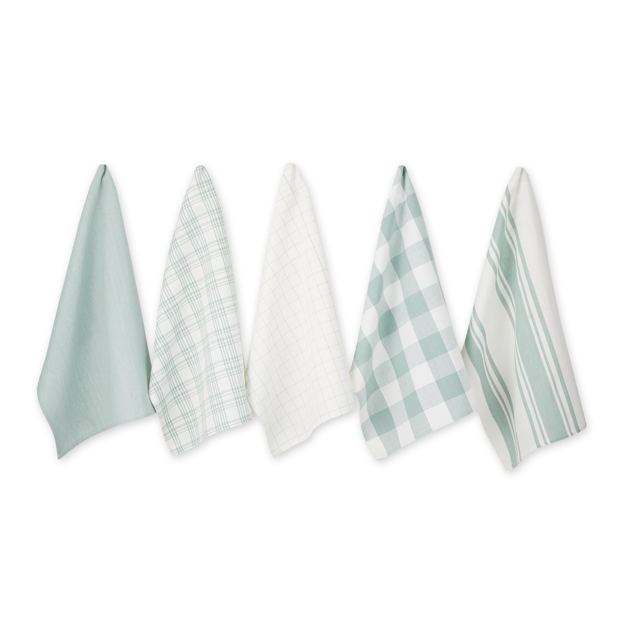 DII Dishtowel Set Woven Everyday Basic 5 Piece