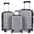 Luggage Suitcase 3 Piece Sets Hardside Carry-on luggage with Spinner Wheels