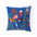 Set of 2 Cotton Embroidered Cushion-Ink Blue 18"X18"