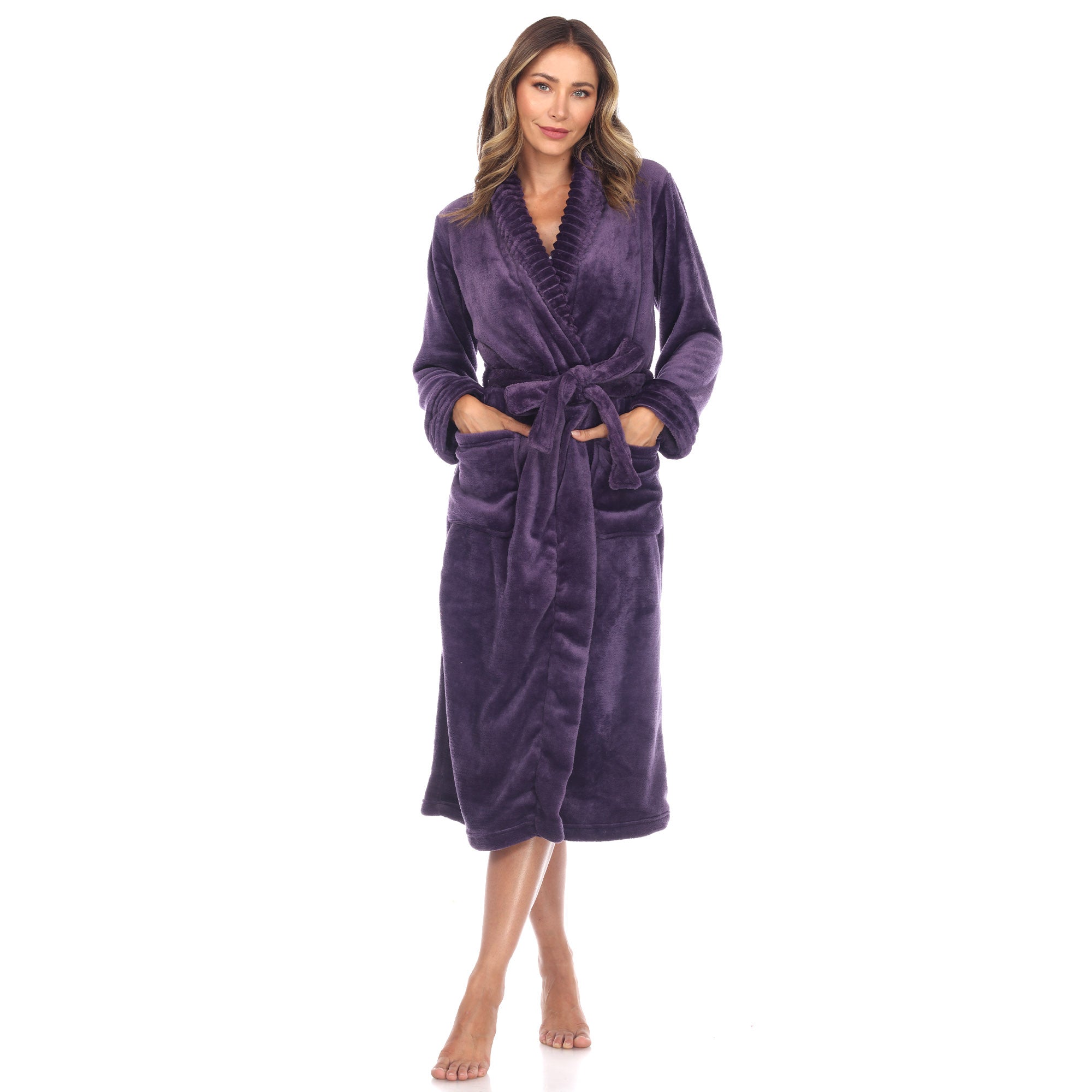 Women's Cozy Lounge Robe - Plus