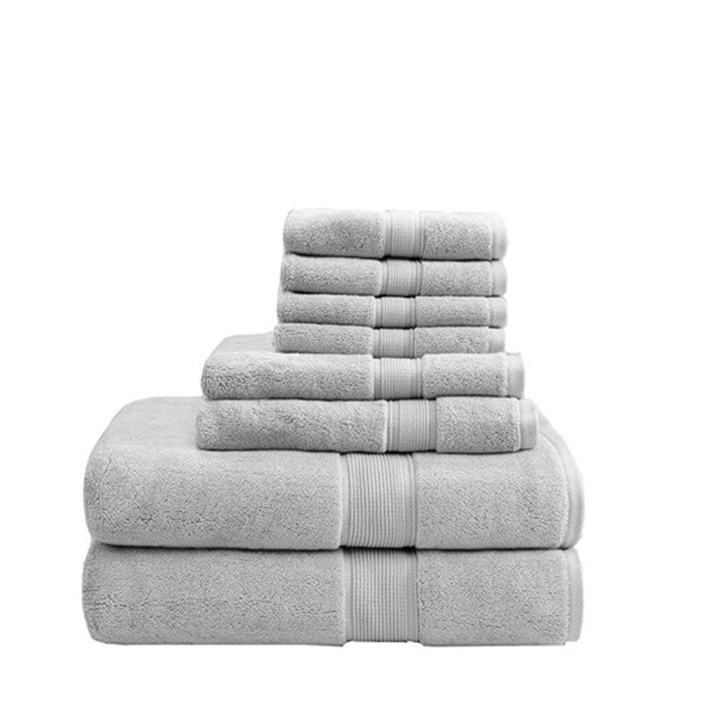 100% Cotton 8 Piece Antimicrobial Towel Set