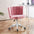 Fluffy Vanity Swivel Desk Chair - Height Adjustable