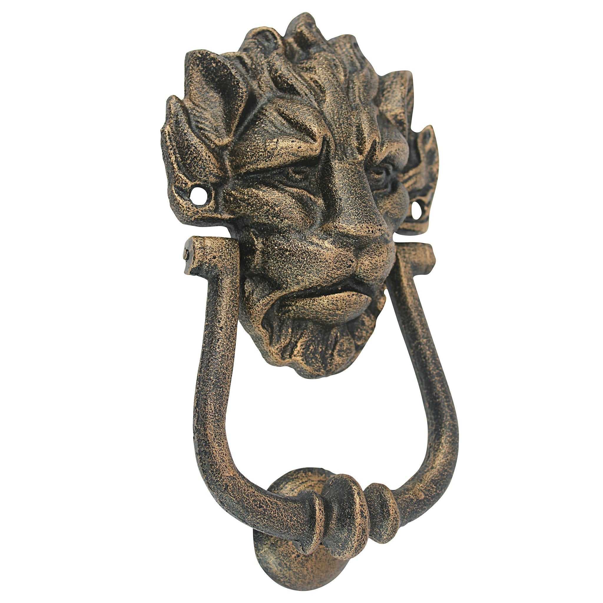 10 Downing Street Lion Authentic Foundry Iron Door Knocker - Tuesday Morning - Outdoor Wall Decor