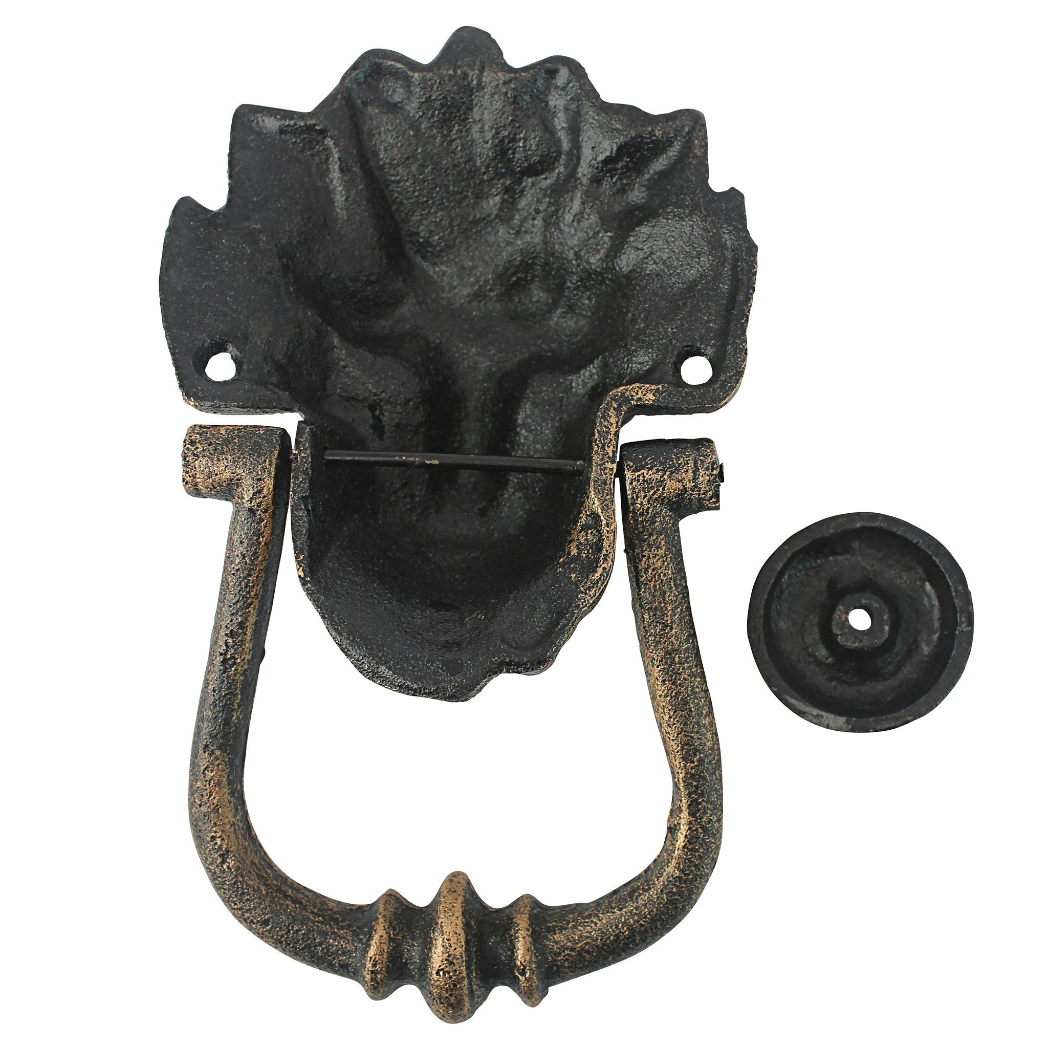 10 Downing Street Lion Authentic Foundry Iron Door Knocker - Tuesday Morning - Outdoor Wall Decor