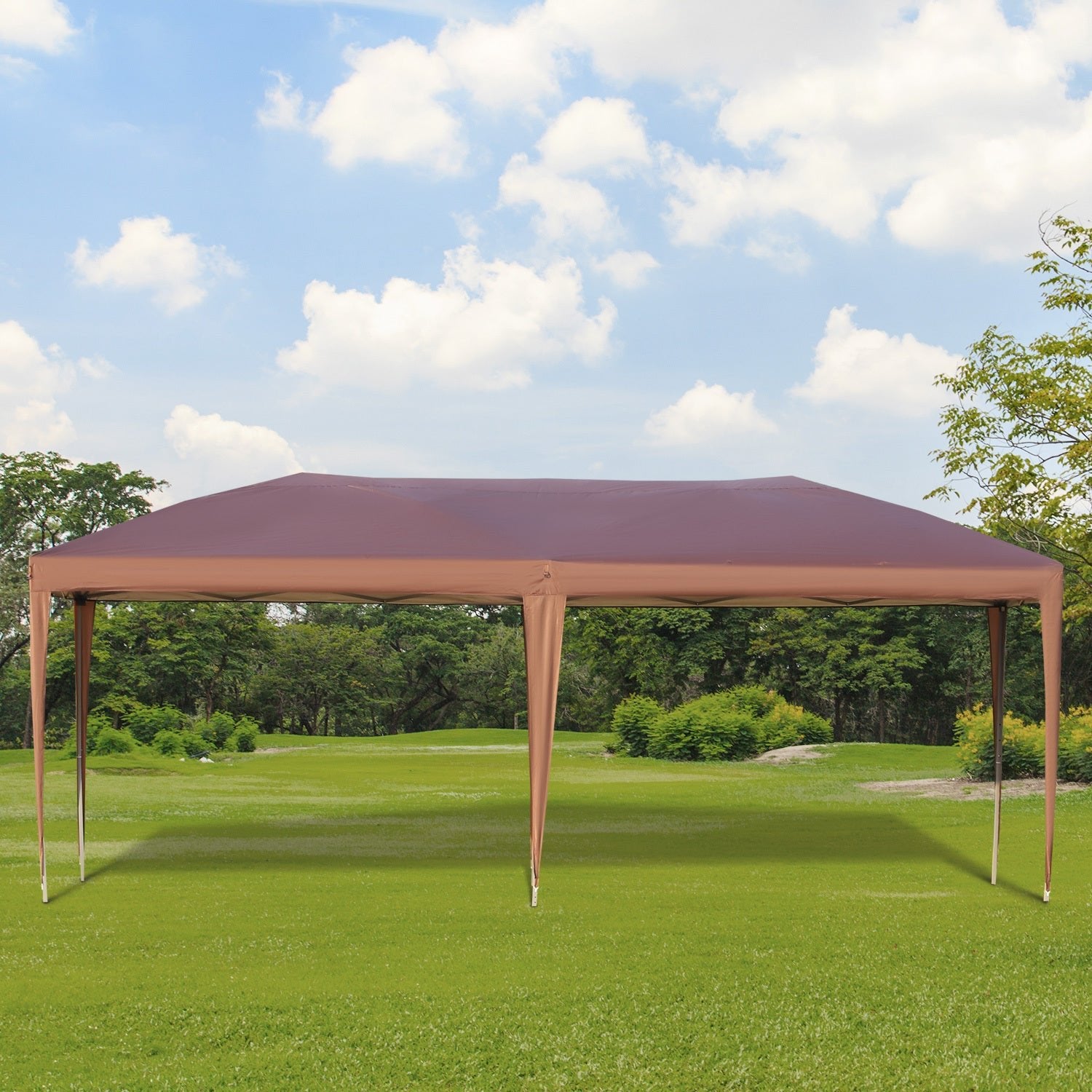 10' x 19.2' Pop Up Canopy Tent, Heavy Duty Tents with Carry Bag - Tuesday Morning - Patio Umbrellas & Bases