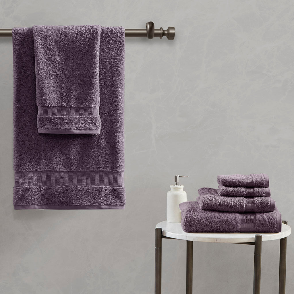 100% Egyptian Cotton 6 Piece Towel Set - Tuesday Morning - Bath Towels