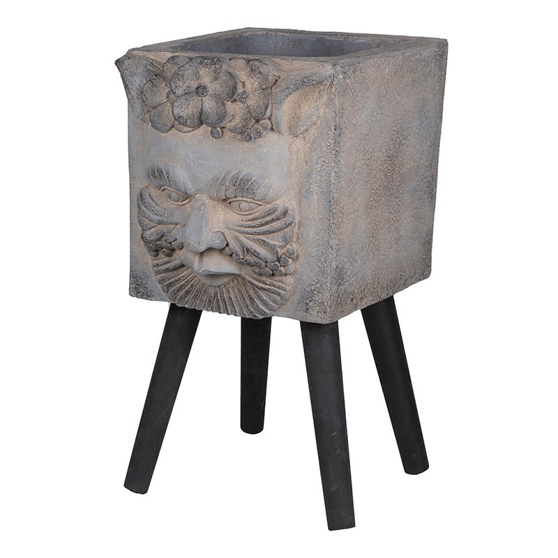 11 x 13 x 22 Greek God Statue Planter with Legs - Tuesday Morning - Pots & Planters