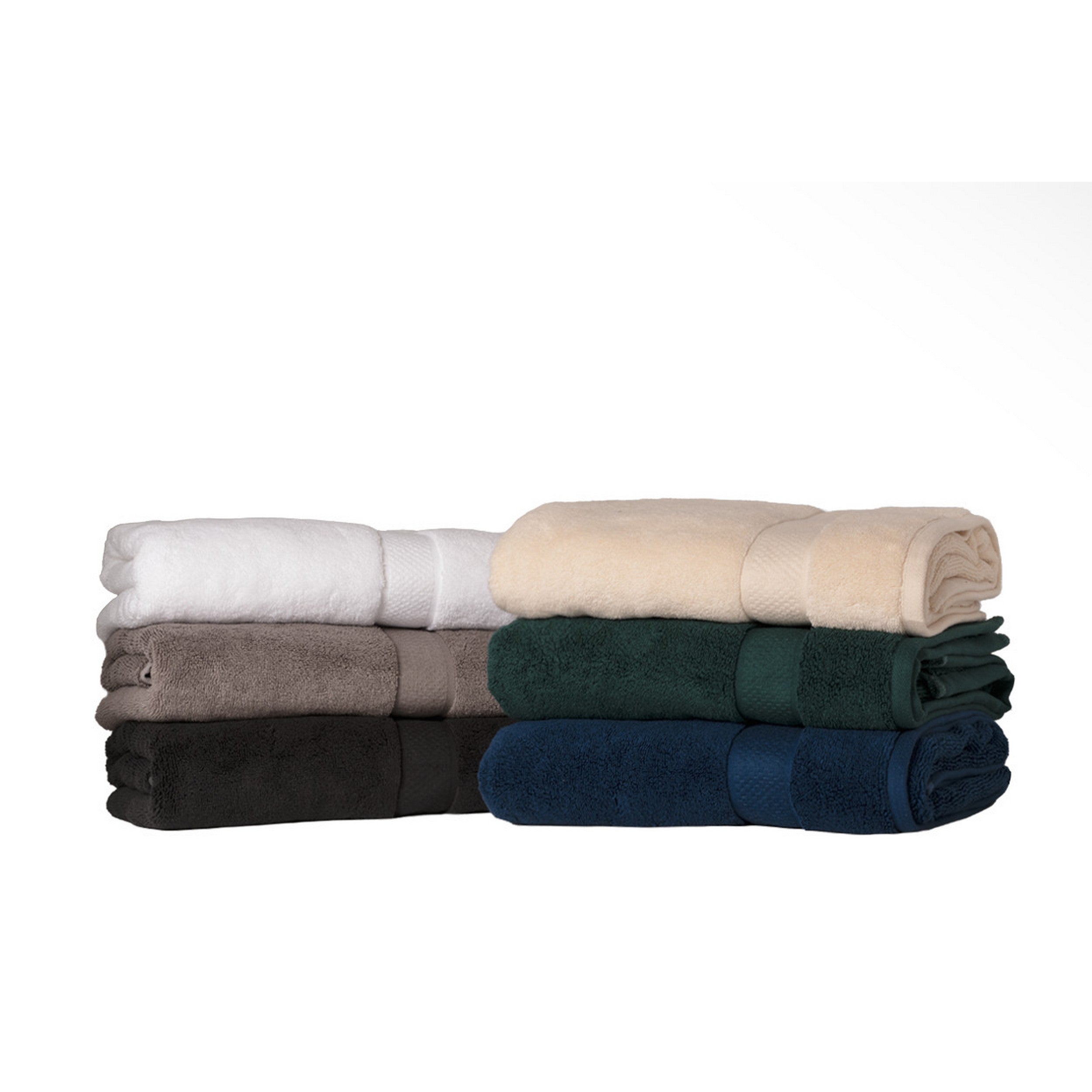 Royal Velvet Signature Solid 6 Piece Towel Set- 6 Color Options