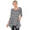 White Mark Women's Printed Geometric Circle Tunic Top (4 Colors Available)