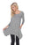 White Mark Women's Makayla Tunic Top (7 Colors Available)