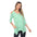 White Mark Women's Leopard Cold Shoulder Tunic (5 Colors Available)