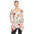 White Mark Women's Floral Printed Cold Shoulder Tunic (5 Colors Available)