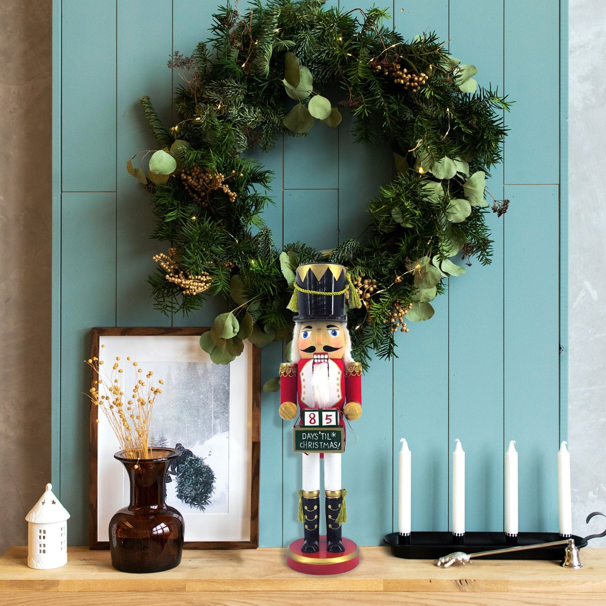 14 - inch Wooden Nutcrackers Christmas Decoration Figures (Advent Calendar) - Tuesday Morning - Decorative Objects