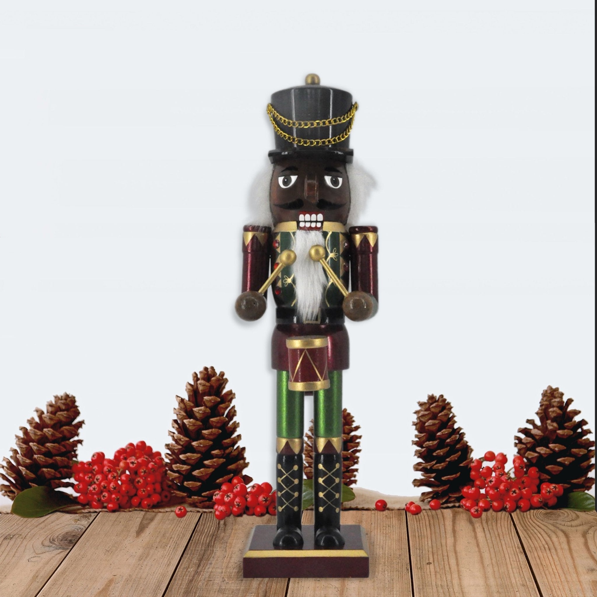 14IN Drum Nutcracker, Festive Nutcracker Figures - Tuesday Morning - Decorative Objects