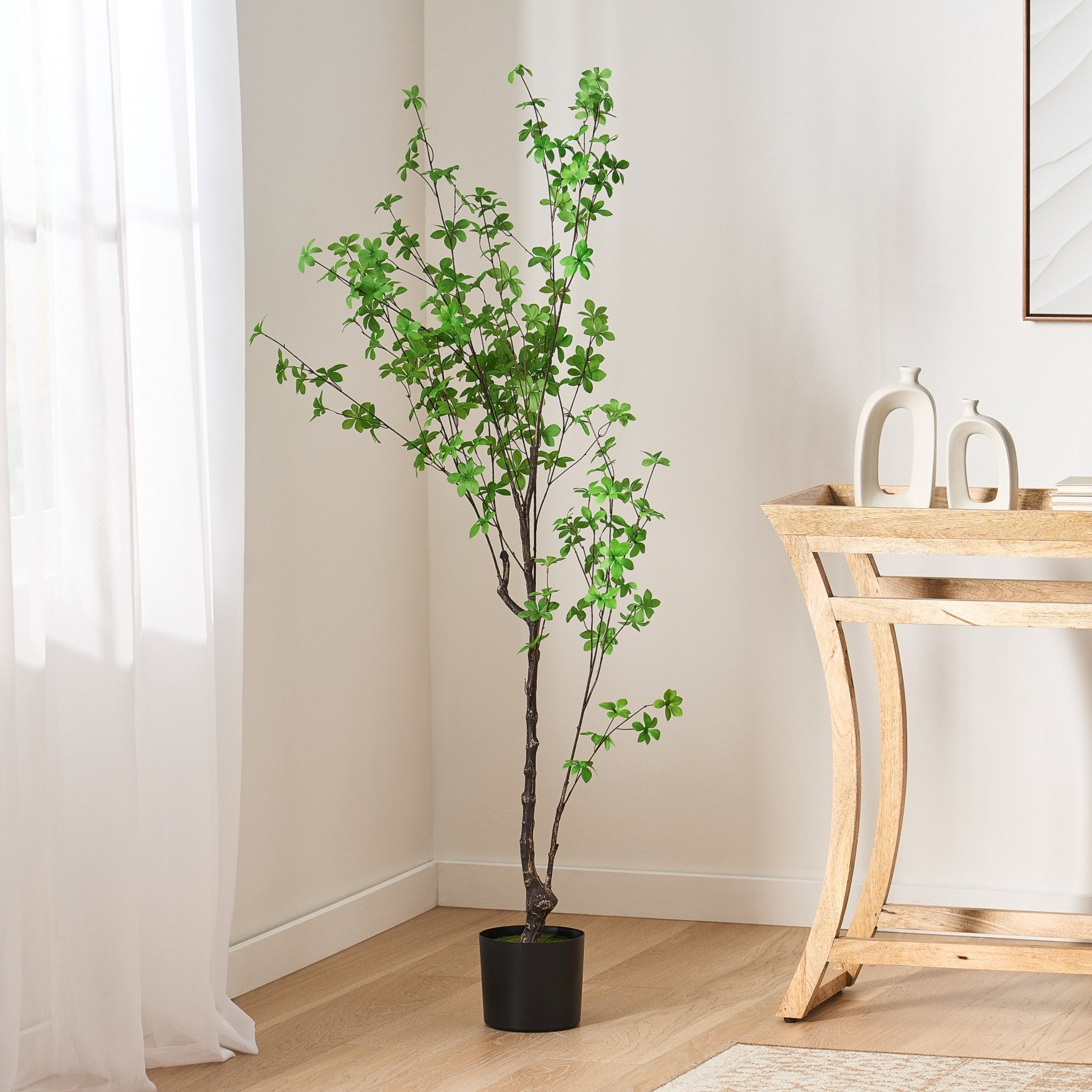 150CM ARTIFICIAL DISC LEAF TREE - Tuesday Morning - Faux Trees