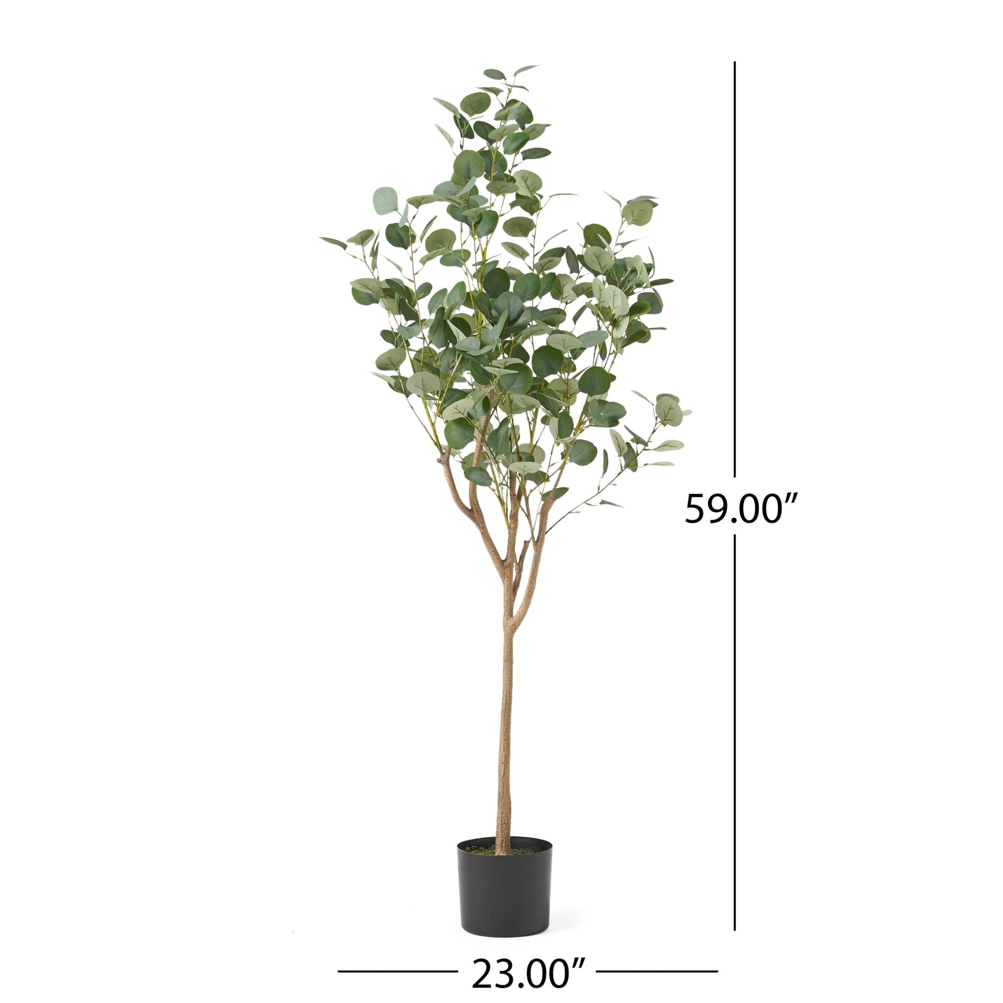 150CM ARTIFICIAL EUCALYPTUS TREE - Tuesday Morning - Faux Trees