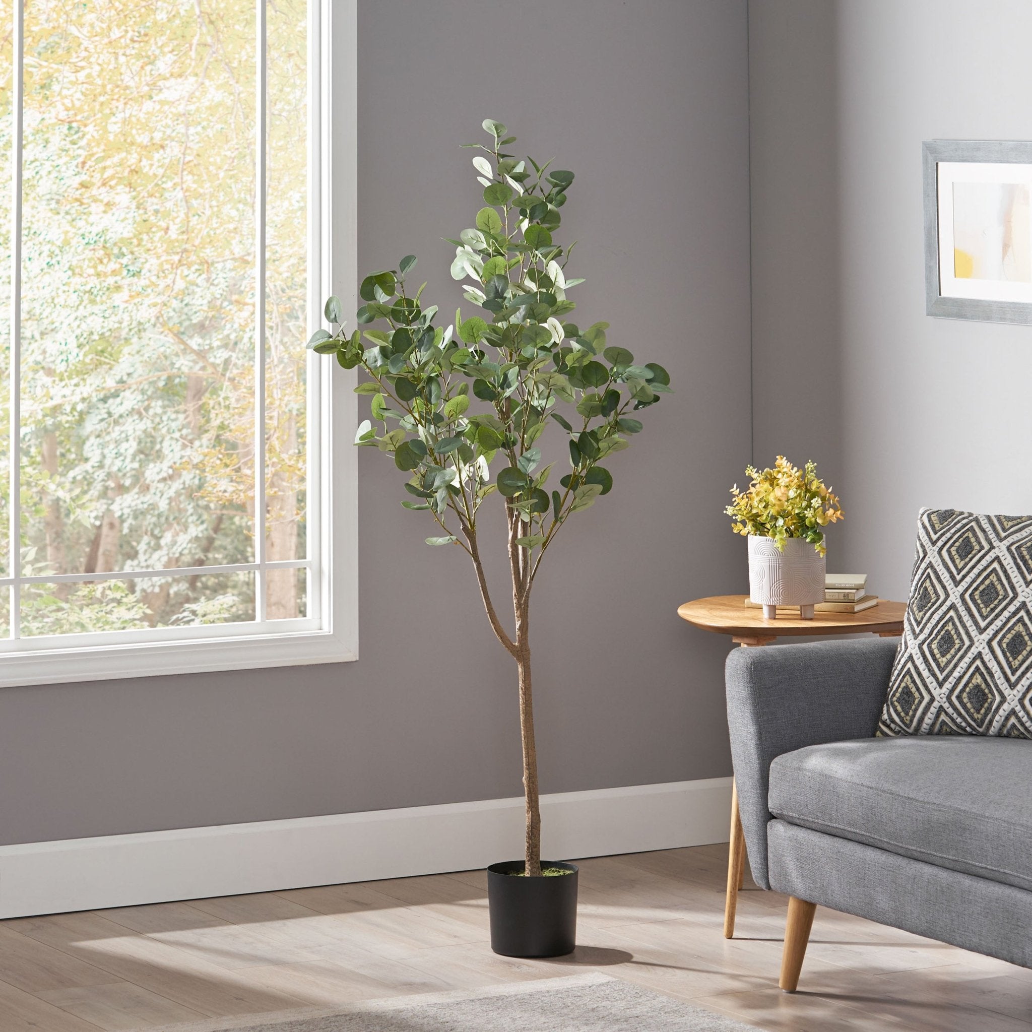 150CM ARTIFICIAL EUCALYPTUS TREE - Tuesday Morning - Faux Trees