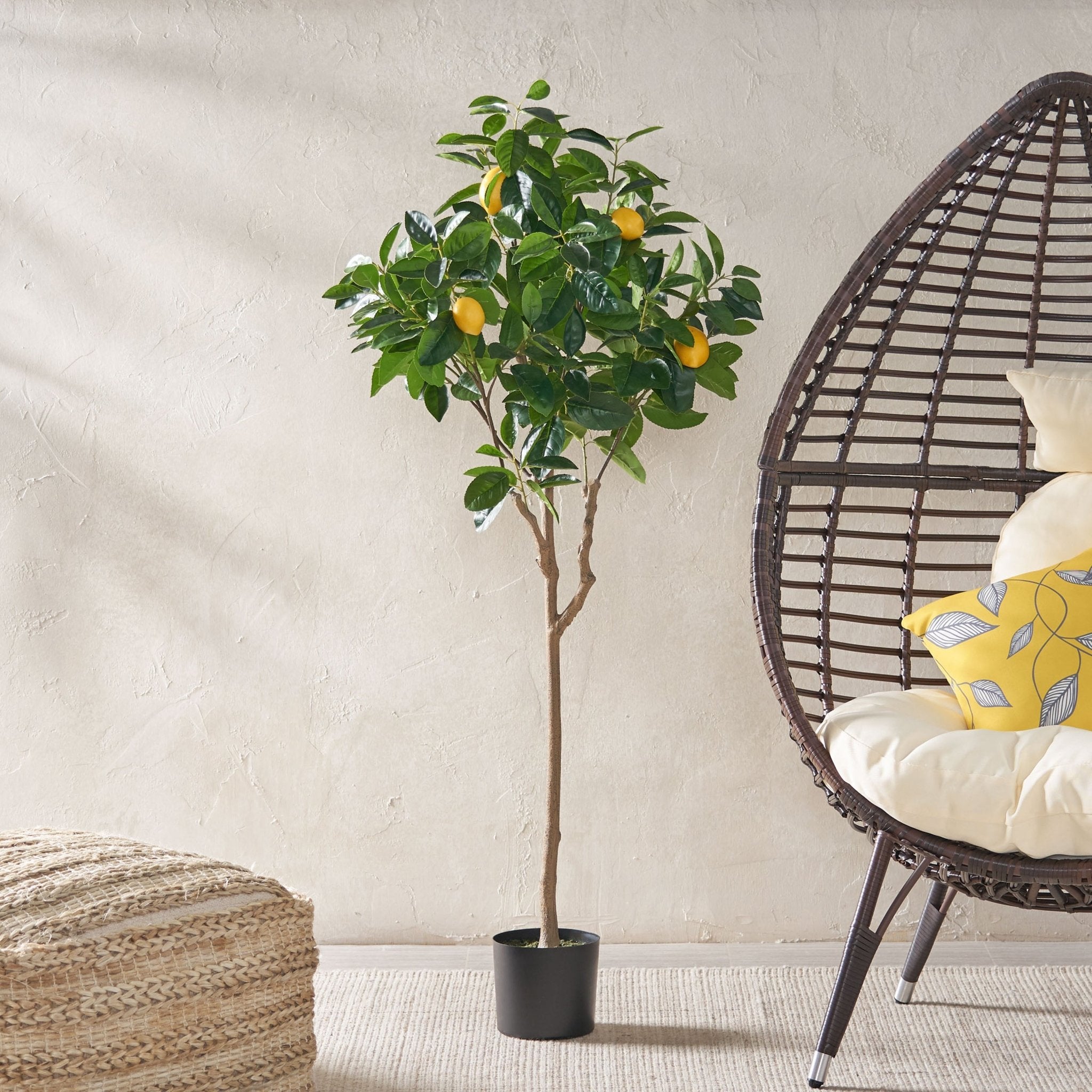 150CM ARTIFICIAL LEMON TREE - Tuesday Morning - Faux Trees