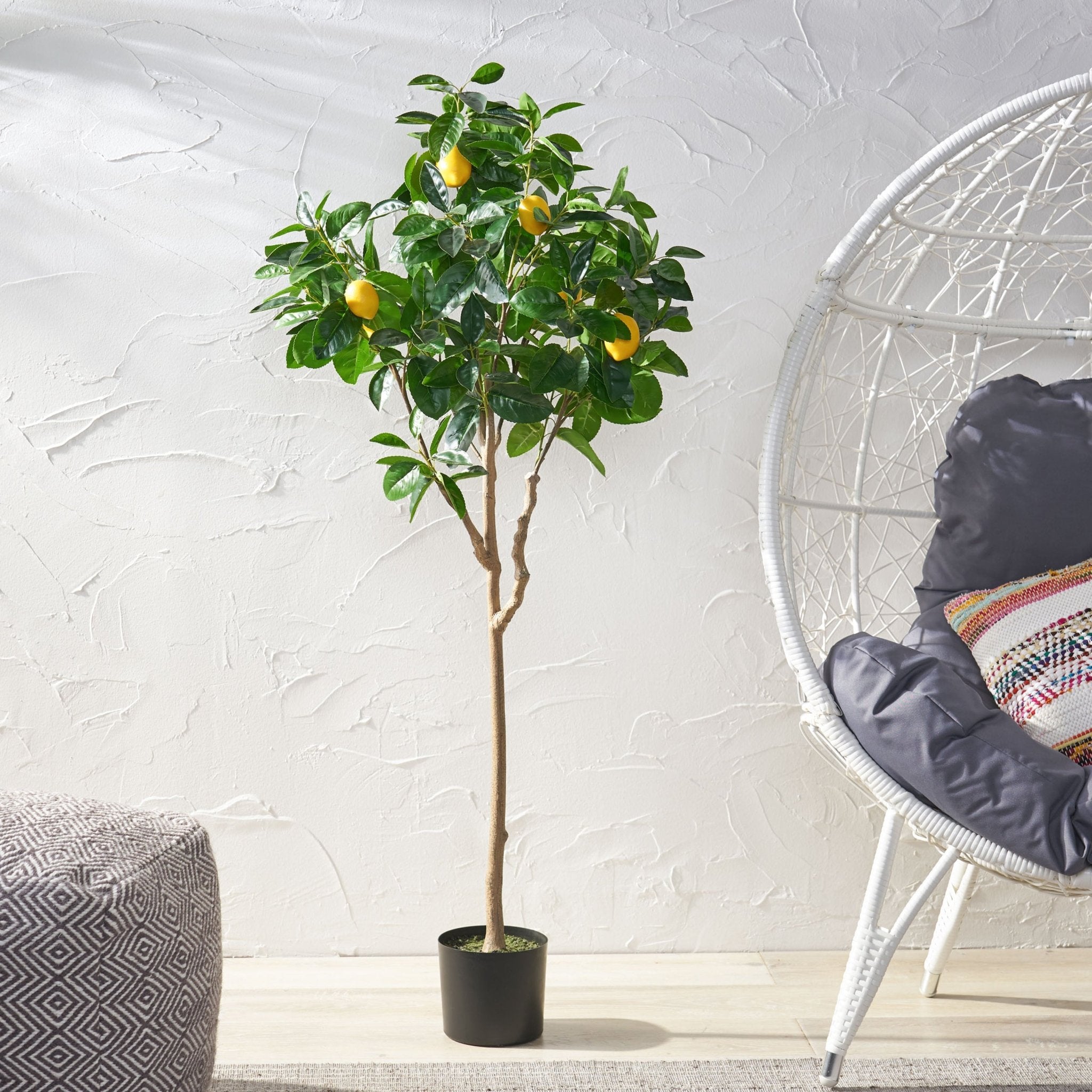 150CM ARTIFICIAL LEMON TREE - Tuesday Morning - Faux Trees