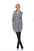 White Mark Women's Piper Stretchy Plaid Tunic ( 8 Colors Available)