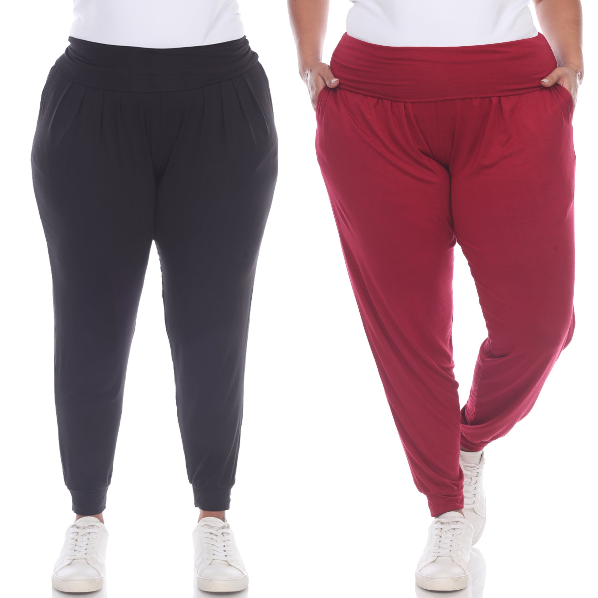 2 Pack Harem Pants - Plus - Tuesday Morning - Pants