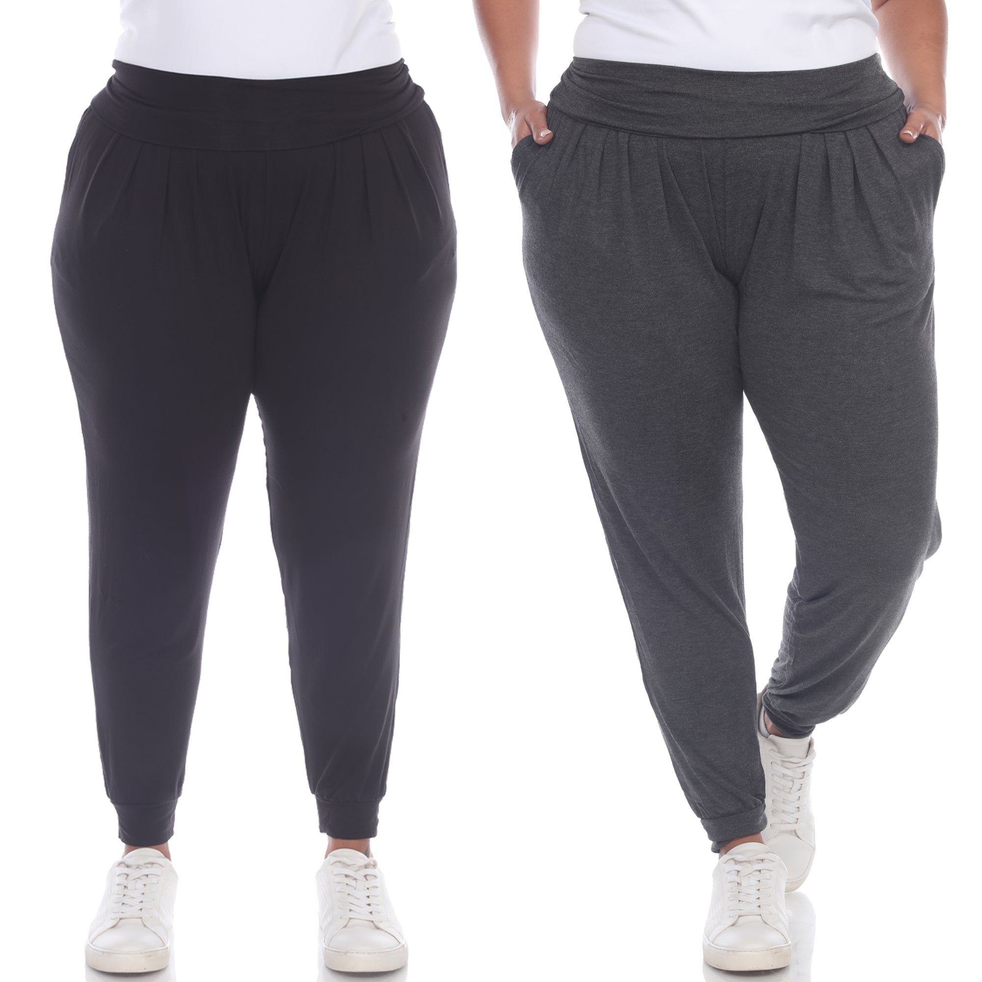 2 Pack Harem Pants - Plus - Tuesday Morning - Pants