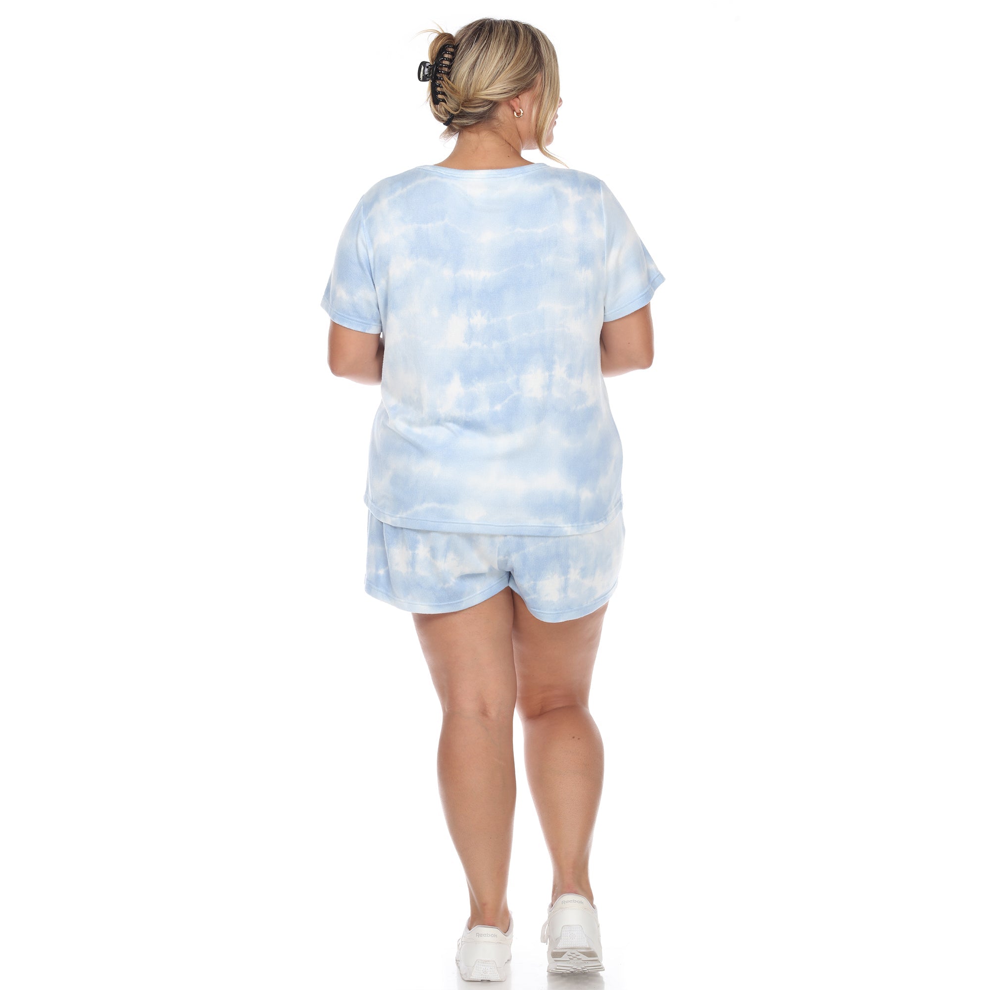 2 Piece Top & Shorts Lounge Set - Plus - Tuesday Morning - Sleepwear & Loungewear