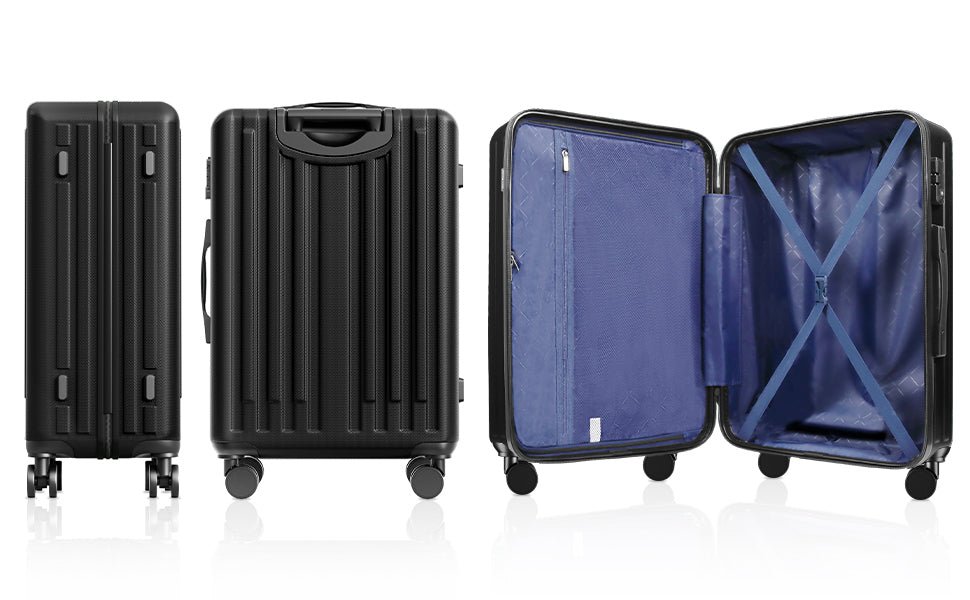 20 - inch Carry - on luggage with 360°Spinner Wheels Suitcases with Hard - sided Lightweight ABS Material - Tuesday Morning - Luggage & Bags