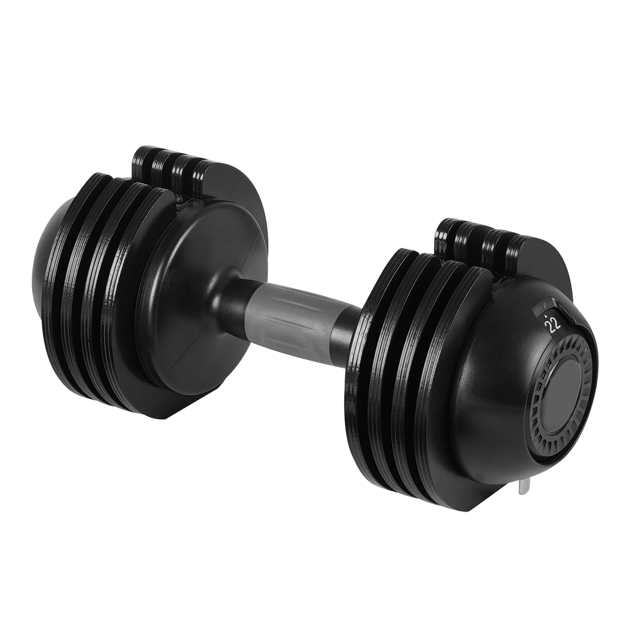 22LBS ADJUSTABLE DUMBBELL STEEL+PLASTIC - Tuesday Morning - Exercise Equipment