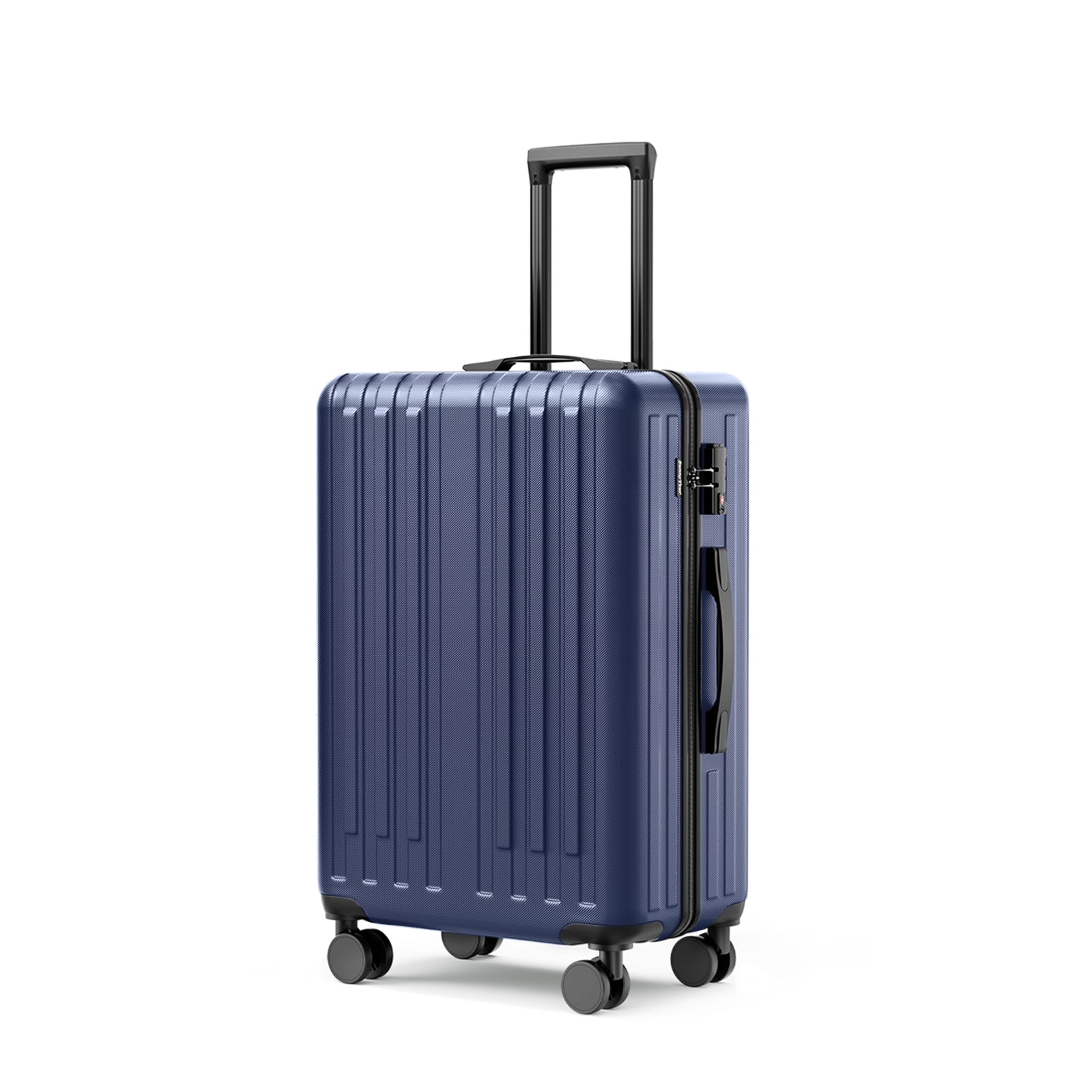 24 - inch checked luggage with 360°Spinner Wheels Suitcases with Hard - sided Lightweight ABS Material - Tuesday Morning - Luggage & Bags