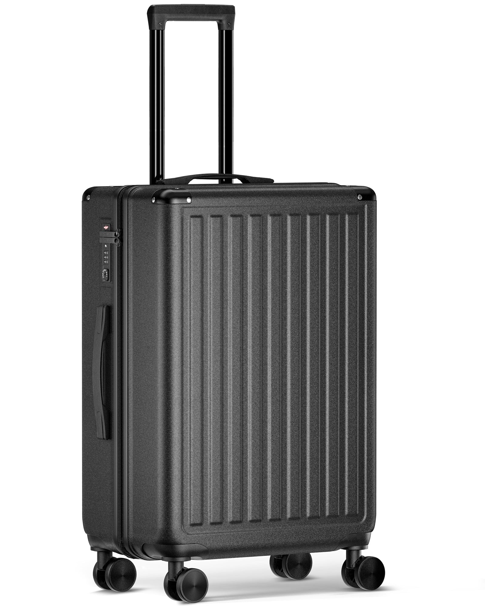 24 Inch Checked Travel Luggage with TSA Lock&Spinner Wheels, ABS+PC Hardside Lightweight Suitcase - Tuesday Morning - Luggage & Bags