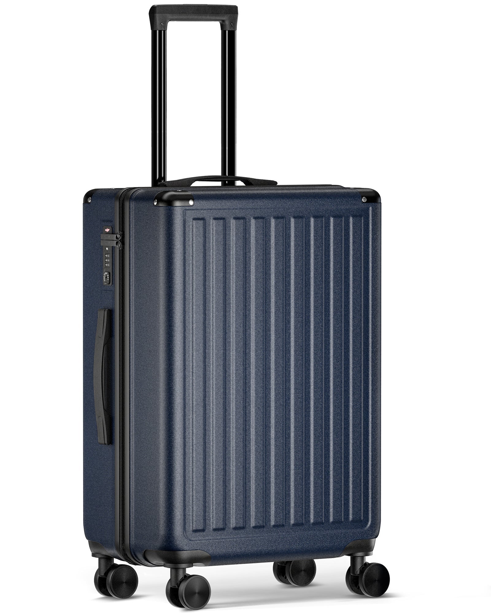 24 Inch Checked Travel Luggage with TSA Lock&Spinner Wheels, ABS+PC Hardside Lightweight Suitcase - Tuesday Morning - Luggage & Bags