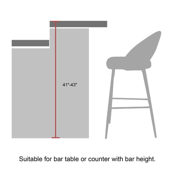 29.25”H Upholstered Bar Stools Set of 2 with Backs and Metal Legs - Tuesday Morning - Table & Bar Stools