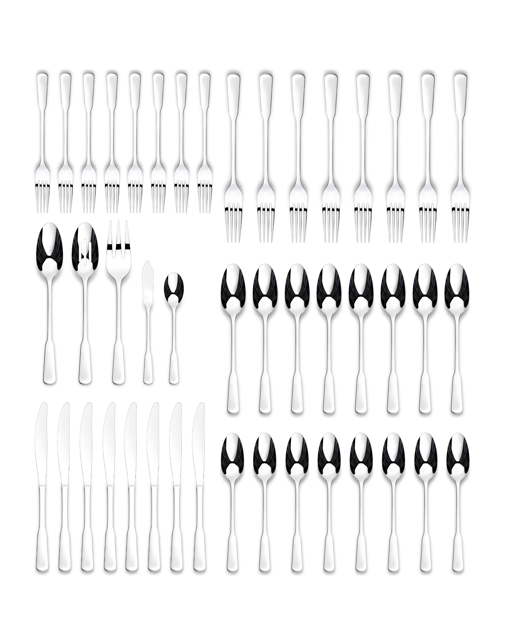 Yesenia 20 or 45 Pc Flatware Set