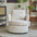 Swivel Barrel Chair, Comfy Round Accent Sofa Chair