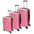 3 Piece Hard Shell Luggage set with TSA Lock Spinner Wheel ABS