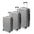 3 Piece Hard Shell Luggage set with TSA Lock Spinner Wheel ABS