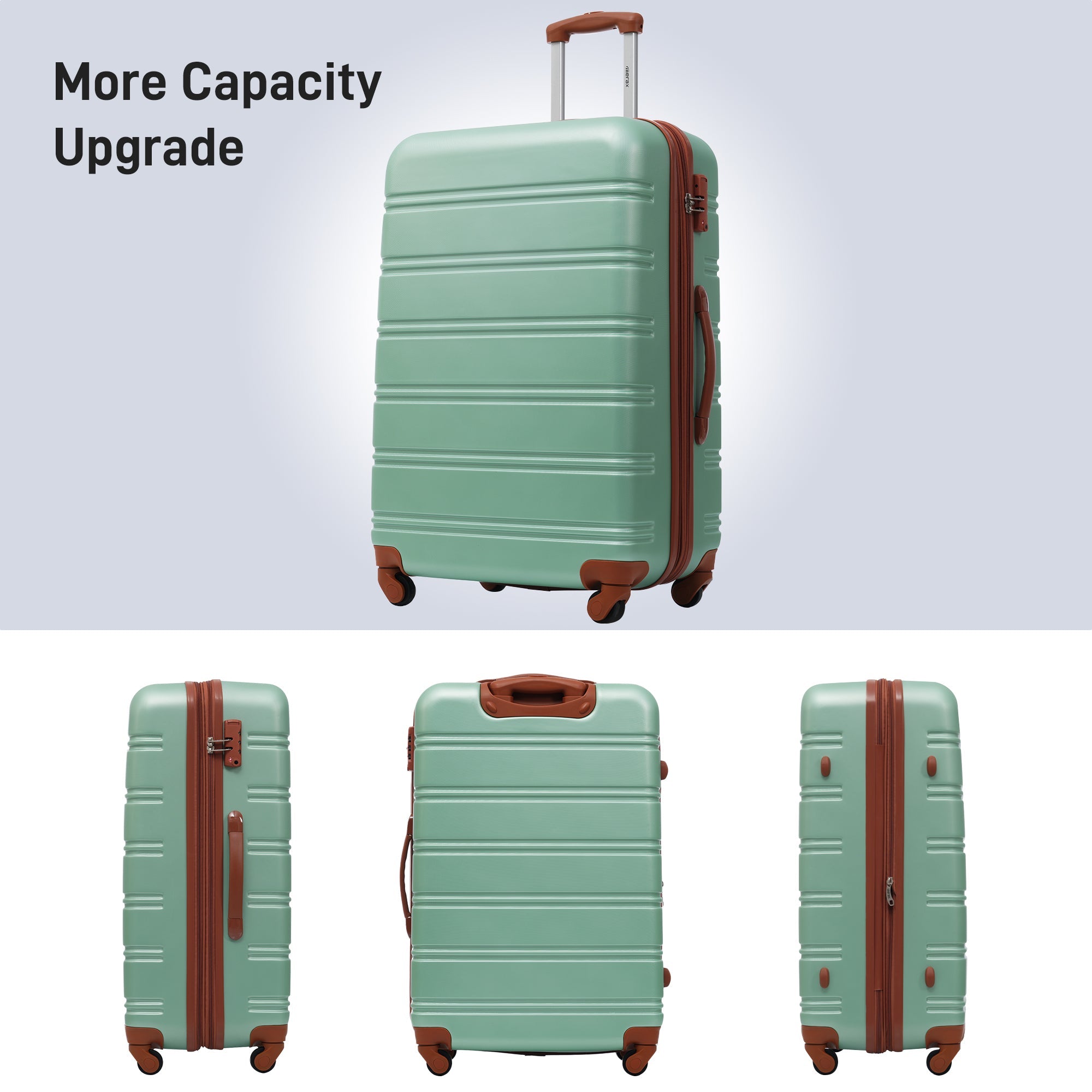 3 Piece Luggage Set Hardside Spinner Suitcase with TSA Lock 20